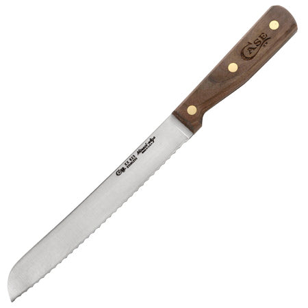 Case XX 7318 Household Cutlery Kitchen Walnut Wood Bread Slicer Knife