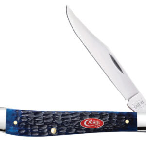 Case XX 7323 Slimeline Trapper Navy Blue Bone Jigged