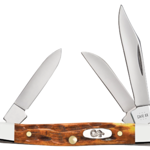 Case XX 66695 Small Stockman Harvest Orange Bone