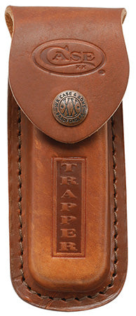 Case XX 980 Sheath Brown Leather Trapper Knife Belt